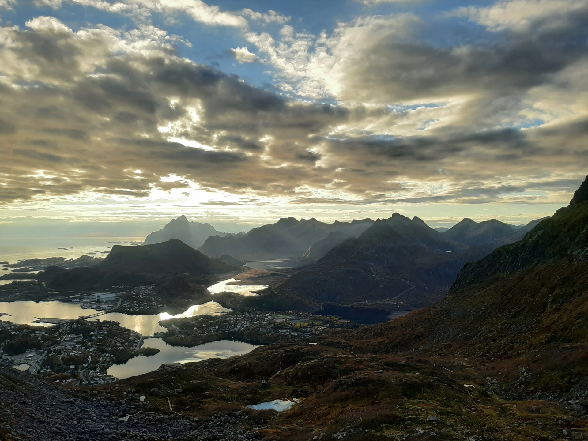 Svolvær from Fløya