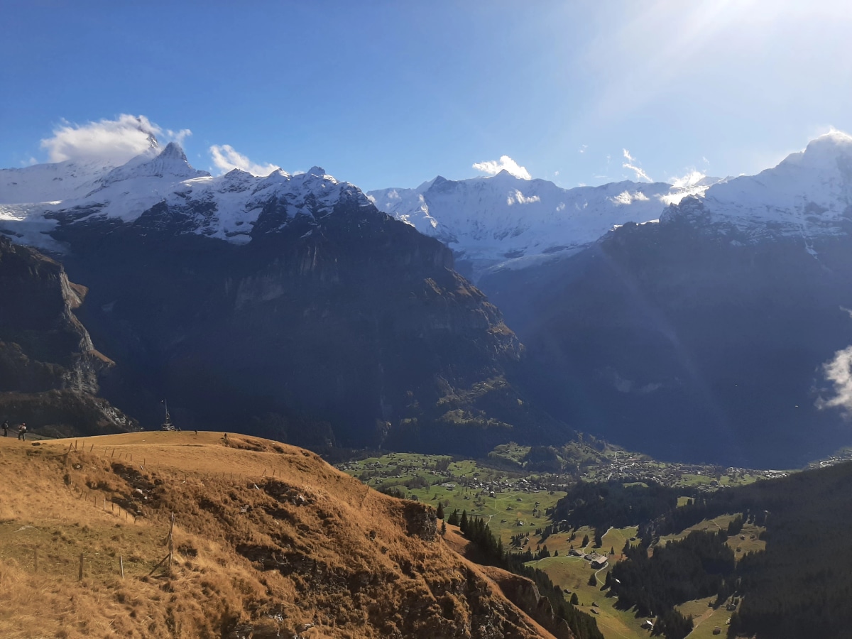 Mountain from Grindelwald First station